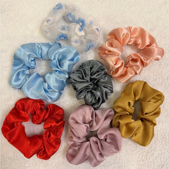 Claire's Accessories - silky scrunchies bundle
